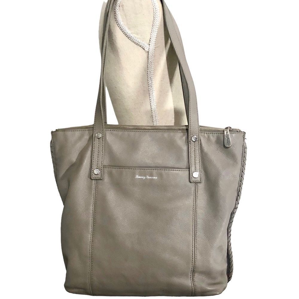 Tommy Bahama Leather Bag/Tote Grey